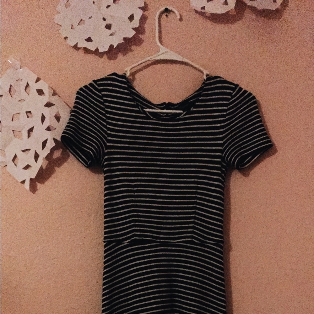 Madewell Striped Midi Dress